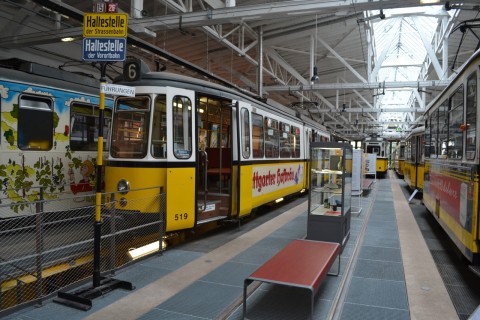 Stuttgart villamos múzeum Straßenbahnwelt GT4